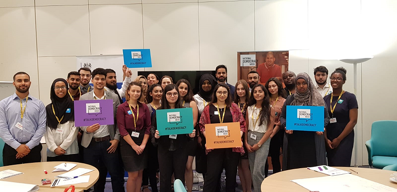 Participants visit The Cabinet Office 
